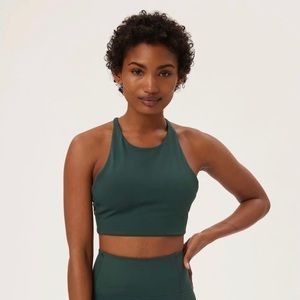 Girlfriend Collective Topanga Bra in Moss